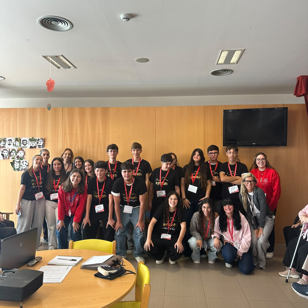 Alunos/as da EPDAH no workshop intergeracional RuralSilverHubS